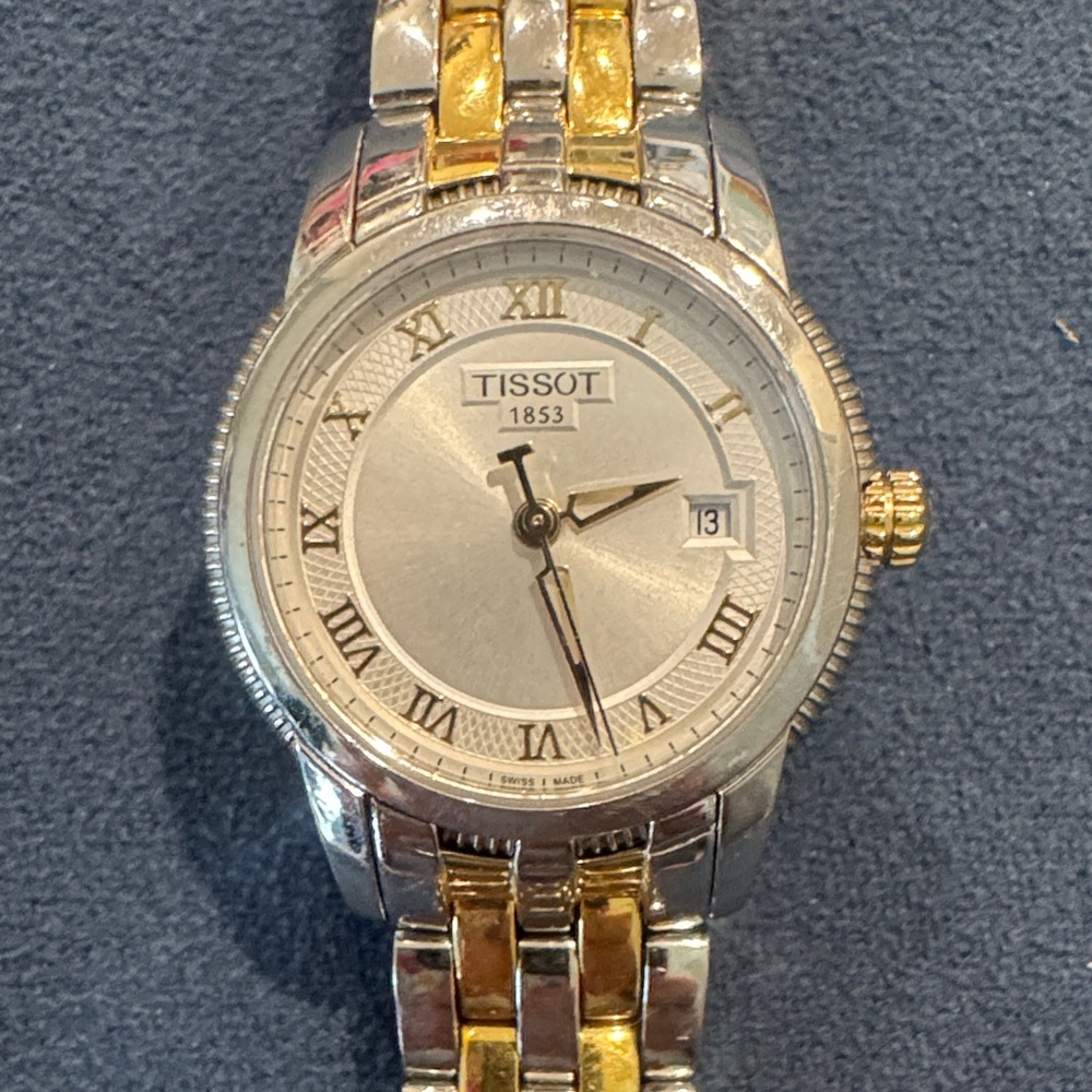 Tissot Two-Tone Silver and Gold Watch